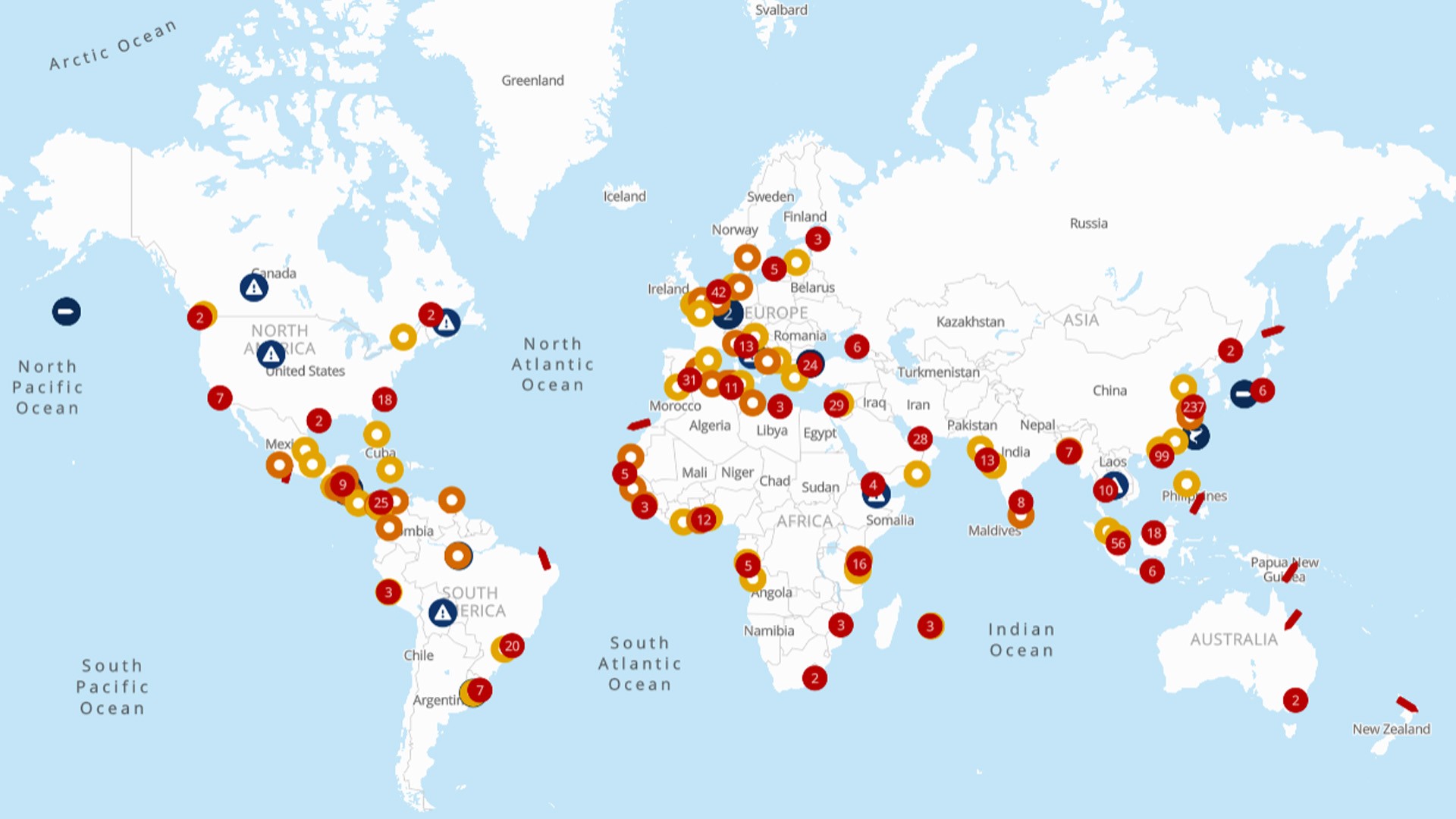 Port operational updates from around the world (29 July - 4 August 2026)