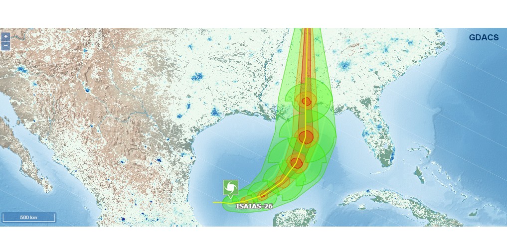 Tropical Storm Isaias set to strengthen rapidly before US Gulf Coast landfall