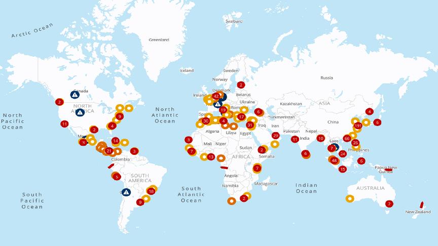 Port operational updates from around the world (20 - 25 June 2025)