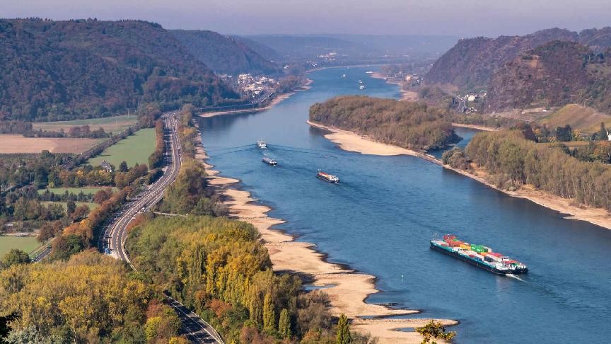 Rhine low water levels in Germany drive up cargo transport costs