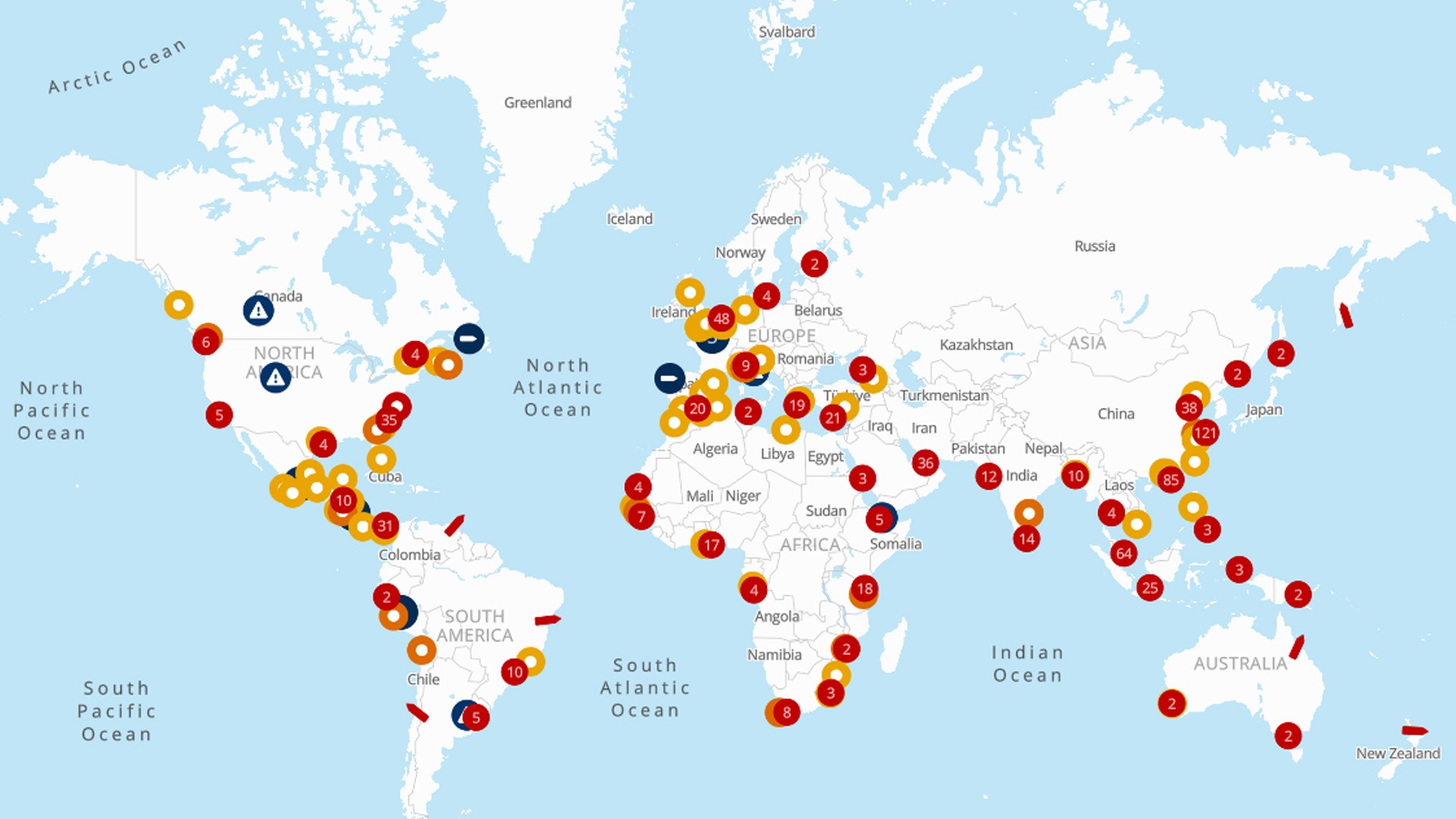 Port operational updates from around the world (14 – 20 August 2025)
