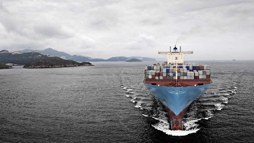 Container vessel Maersk Gironde collides with car carrier near Denmark