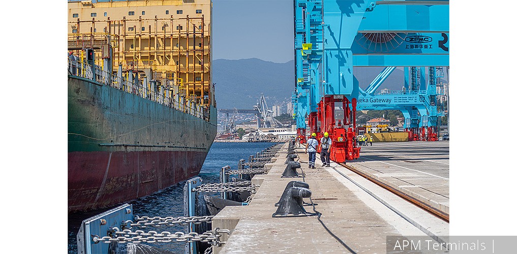 Rijeka Gateway welcomes first vessel